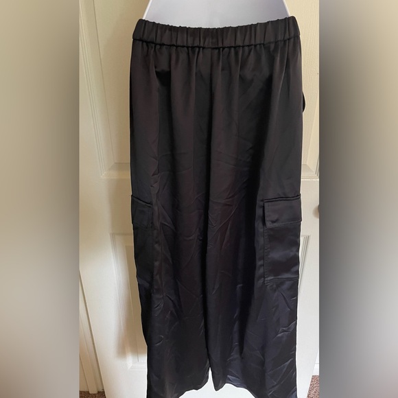 Open edit satin cargo pants NWOT - Picture 2 of 6